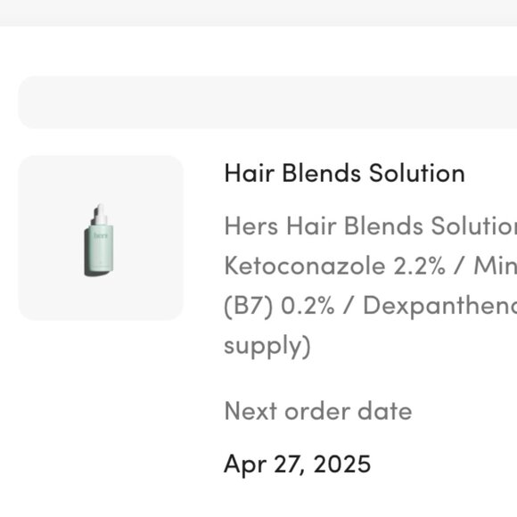 upscale hair growth serum via "hims & hers" - Picture 1 of 7